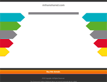 Tablet Screenshot of mihanshared.com